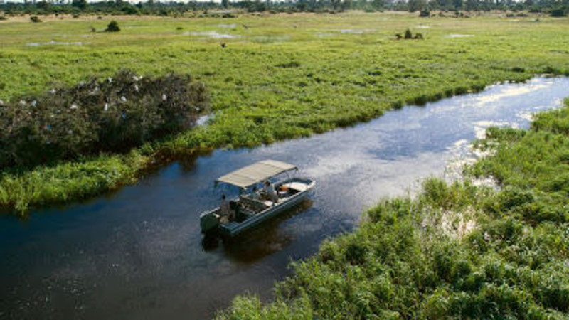 Utforsk Botswana med båt!