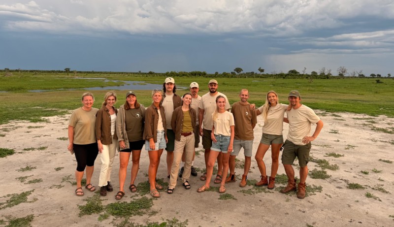 Hele Safarireisers team nede i Botswana