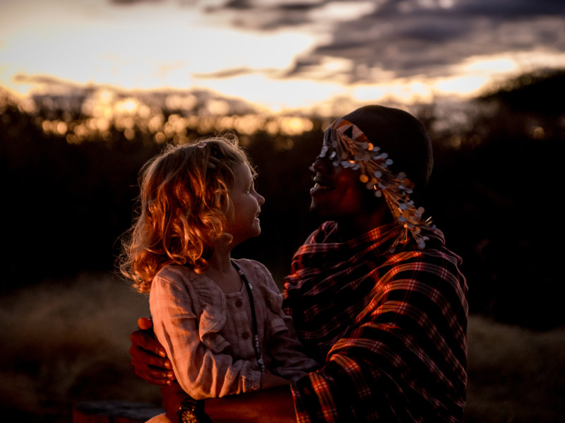 Familiesafari med masaibes&oslash;k