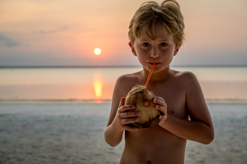 Barn p&aring; Zanzibar