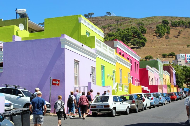 Bo Kaap i Cape Town er kjent både for sin rike historie og sine fargerike bygninger.